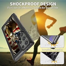 BPQOJB for Samsung Galaxy S24 Ultra Case with Flag