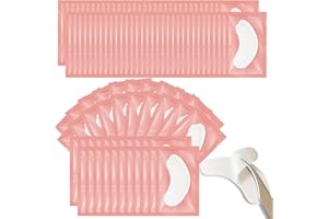 GEN'C BÉAUTY 100 Pairs Lash Extension Eye Pads Hydrogel Eyepatch Lash Gel Pad Eyelash Extension Supply