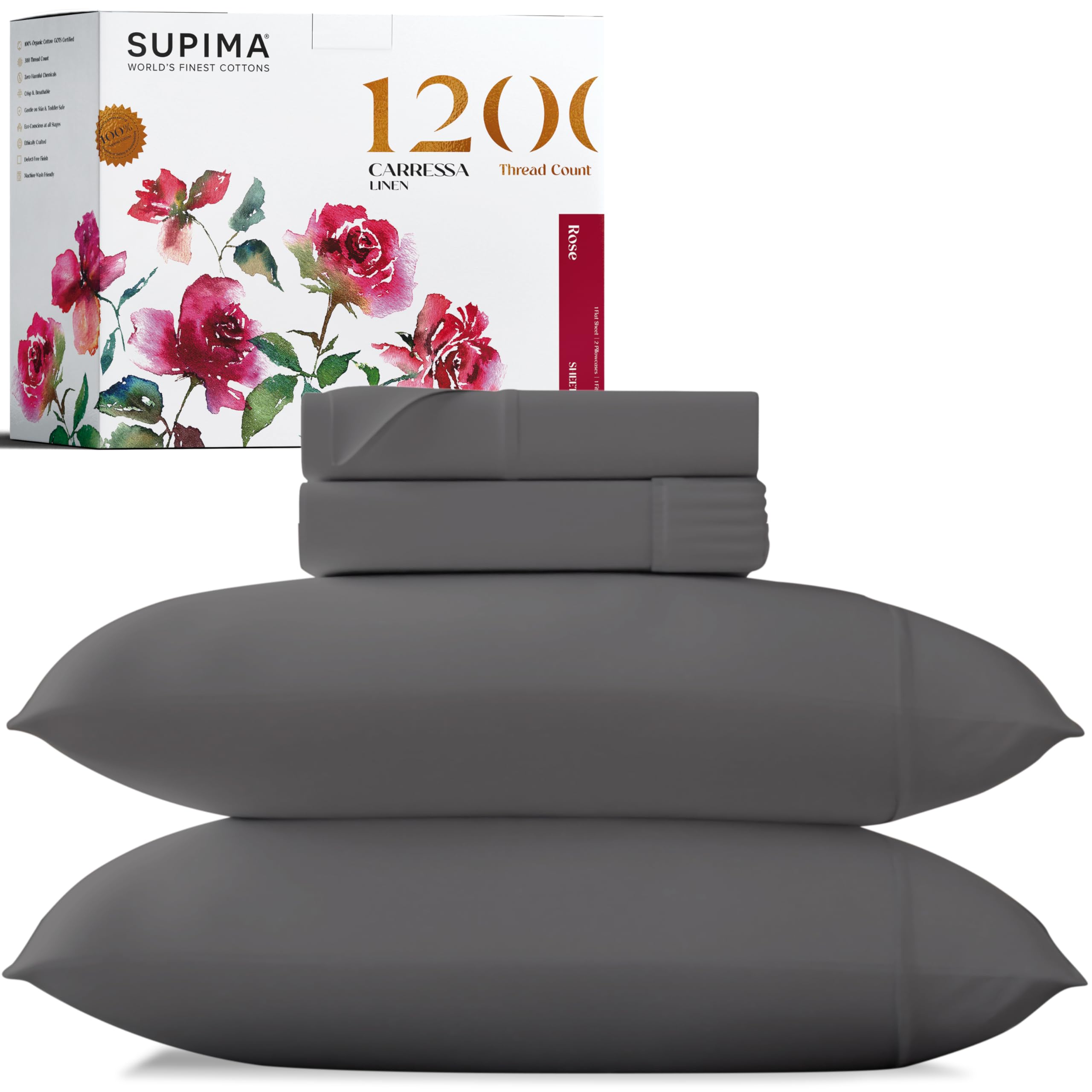 Carressa Linen Luxury 100% Supima Cotton California