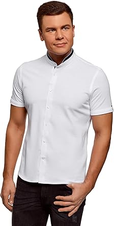 camisa polo cuello mao