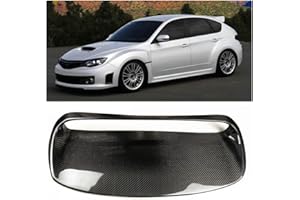 IDENUONA Hood Bonnet Vent Scoop Fit For Subaru Impreza WRX STi 2008-2014 Black Carbon Fiber