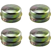 Replacement Grease Cap Metal Dust Cap Fits Lawn Mower Husqvarna 539102535 Toro 1-543513 Gravely 20655400 Scag 481559 (Set of 4)