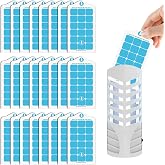 Qualirey 25 Pack Flying Insect Trap Refill Compatible with VEYOFLY Fly Trap LAMP Refill-VF02, Glue Board Bug Catcher, Replacement Sticky Glue Cards for Indoor Mosquito Gnat Fly &amp; Other Bugs (Classic)