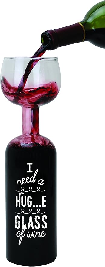 Amazon Com Bigmouth Inc Huge Wine Bottle Glass Holds An