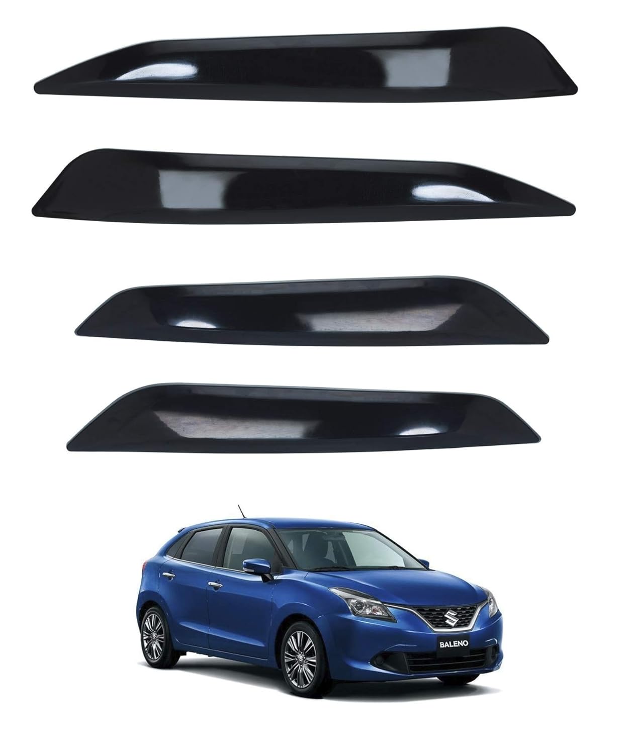 Hi Art Car Custom Fit Bumper Scratch Protectors Compatible with Maruti