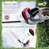 NETTA 600W Corded Hedge Trimmer with 55cm Diamond Blade 16mm Opening view 5