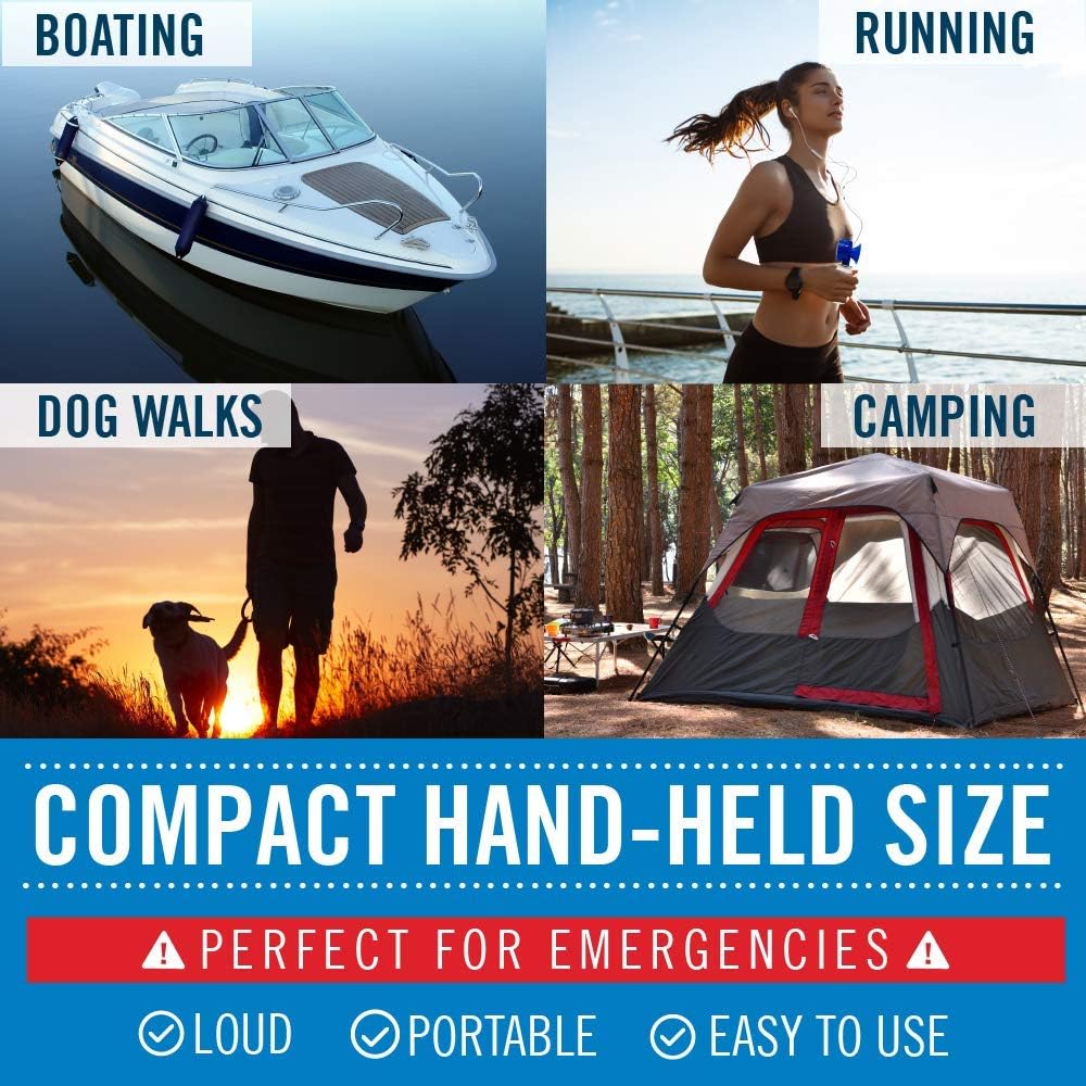 2 Pack Air Horn Refills for 1.4 Ounce Horns Boating Safety Canned Boat Accessories | Marine Grade Airhorn Can Refill - Horn Not Included - 2 Pk (1.4oz) : Sports & Outdoors