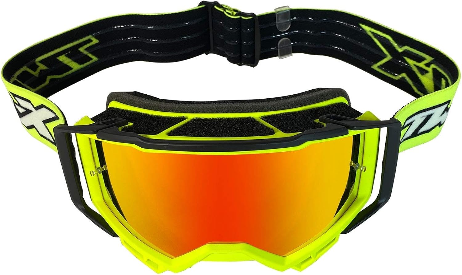 TWO-X ATOM Gafas De Motocross Neon - VORTEX Con Efecto Espejo Iridium - Foto 11