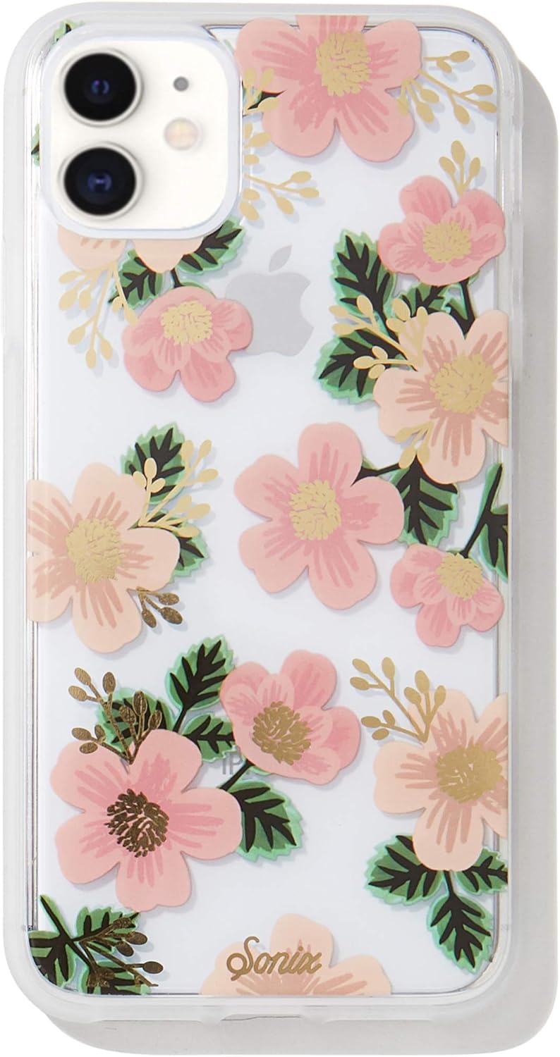 Sonix Southern Floral Case for iPhone 11 [10ft Drop Tested] Women's Protective Pink Flower Clear Case for Apple iPhone 11