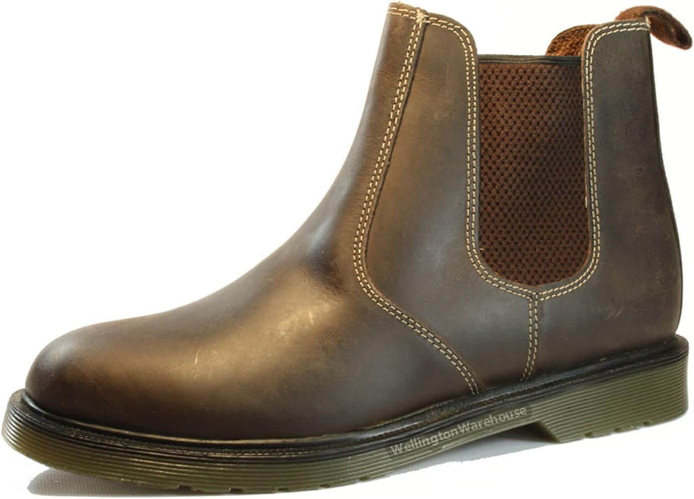 OakTrak Winterhill Mens Leather Office Suit Slip On Dealer Chelsea Boots