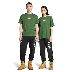 Timberland Men's Short Sleeve Front and Back