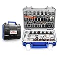 Rotary Tool Accessories Kit, APEXFORGE 357 Pieces 1/8"(3.2mm) Diameter Shanks Universal Fitment for Easy Grinding, Sanding, S