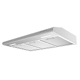 Under Cabinet Range Hood 30 inch Vent Hood for Kitchen with 3 Speed Exhaust Fan, Ducted and Ductless Convertible, Stainless Steel