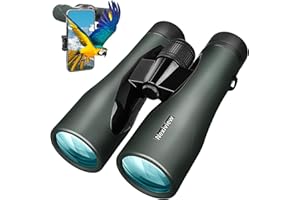 Nexiview 18x50 HD Binoculars for Adults High Powered with Upgraded Phone Adapter - Large View Binoculars with Clear Low Light Vision - Lightweight Waterproof Binoculars for Bird Watching Hunting