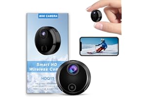 HOEAEA Hidden Cameras -Surveillance Camera with Motion Detection and Night Vision -WiFi Wireless Camera -1080P Indoor Camera -Nanny Cam -Spy Camera - Mini Camera -WiFi Cameras for Pet/Baby/Nanny with App