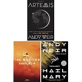 Andy Weir's 3-Book Collection Set (Project Hail Mary, Artemis, the Martian)