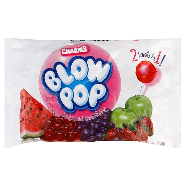 CHARMS BLOW POPS, ASSORTED FLAVORS 13.75 OUNCE BAG