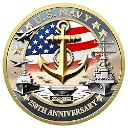 Upgraded US. Navy 250th Anniversary Challenge