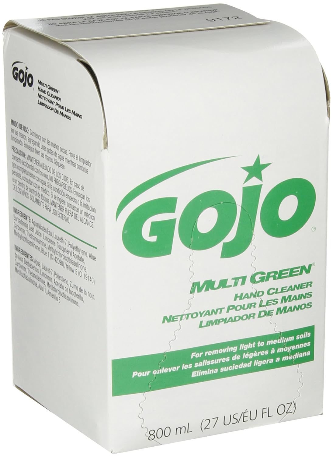 GOJO 800 Series MULTI GREEN Hand Cleaner, with Natural