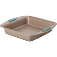 Rachael Ray Cucina Nonstick 9-Inch Square Cake Pan | Durable Brownie Pan For Baking & Oven Cooking