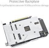 ASUS Dual NVIDIA GeForce RTX 3060 White OC Gaming 8GB GDDR6 PCIe 4.0 HDMI view 5