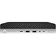 HP EliteDesk 705 G4 Desktop Mini PC, Ryzen 5 Pro 2400GE 3.2Ghz, 16GB DDR4 RAM, 128GB SSD Hard Drive, Radeon Vega Graphics 11, USB Type C, WiFi, Windows 10 Pro (Renewed)