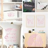 TECKWRAP Pink Permanent Vinyl 12x60in Light Pink Glossy Adhesive Vinyl view 5