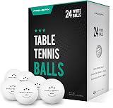 PRO-SPIN Ping Pong Balls 3-Star White 40+ Pack of 24 ABS Training Balls