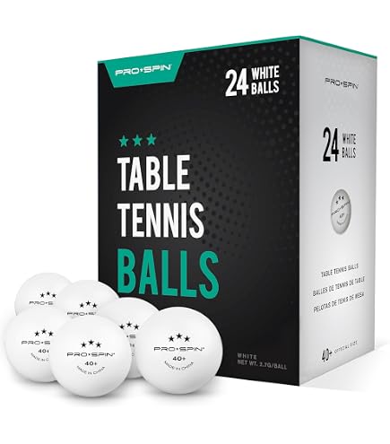 BALLES DE TENNIS DE TABLE TTB 900C 40+ 3* X4 BLANCHES PONGORI | Decathlon