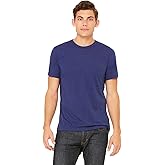 Bella+Canvas Perfect Tri-Blend Fashionable T-Shirt, Navy Triblend, Medium