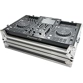 Harmony Audio DJ Controller Flight Road Case Fits Pioneer XDJ-RX2 V2 | Rugged plywood build, recessed butterfly latches, spring-loaded handles, dense foam interior, protects your gear on tour