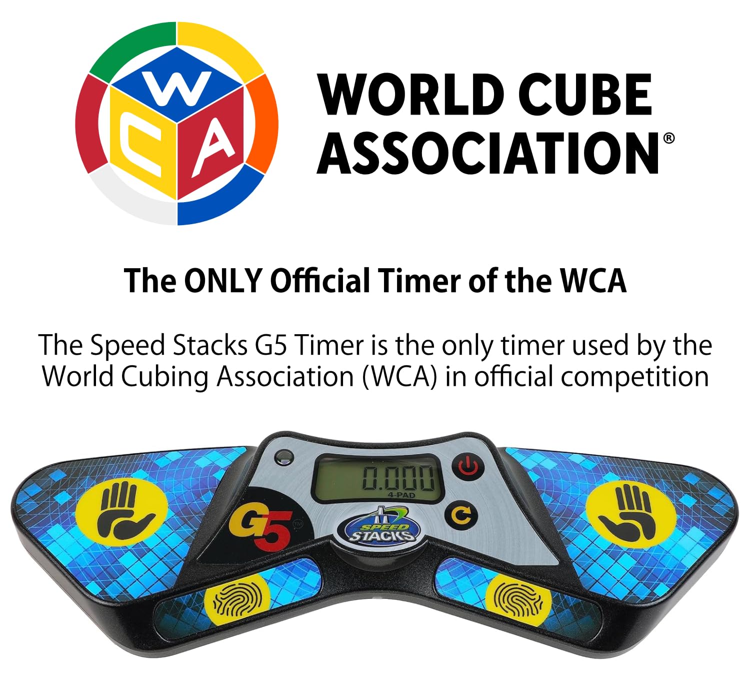 Speed Stacks G5 Timer | Official Sport Stacking and Cubing Association Timer | Accuracy to 0.001 seconds