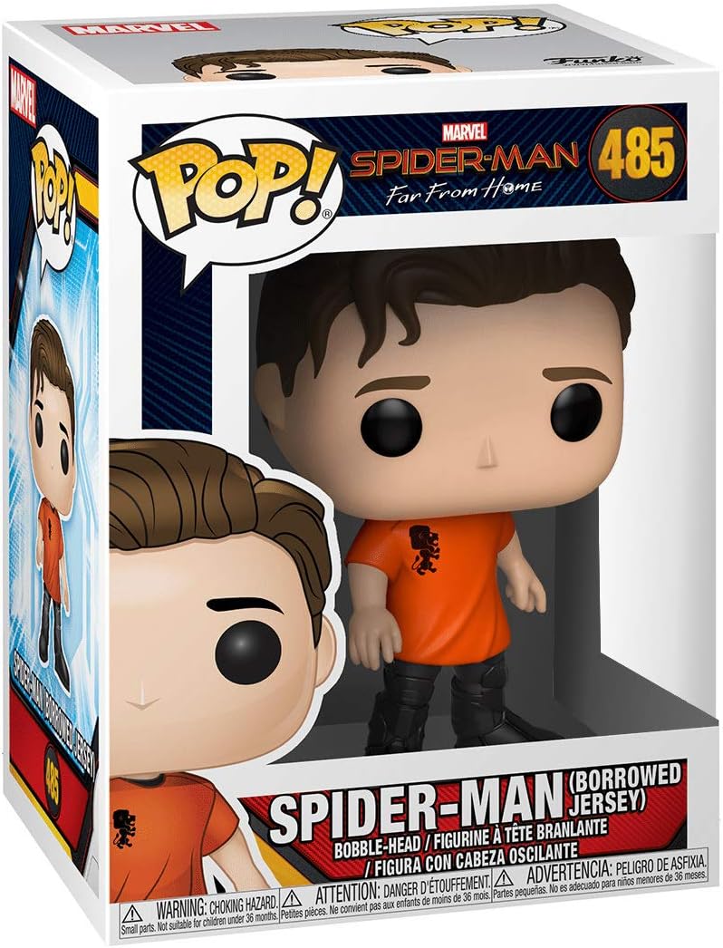 spider man borrowed jersey funko pop