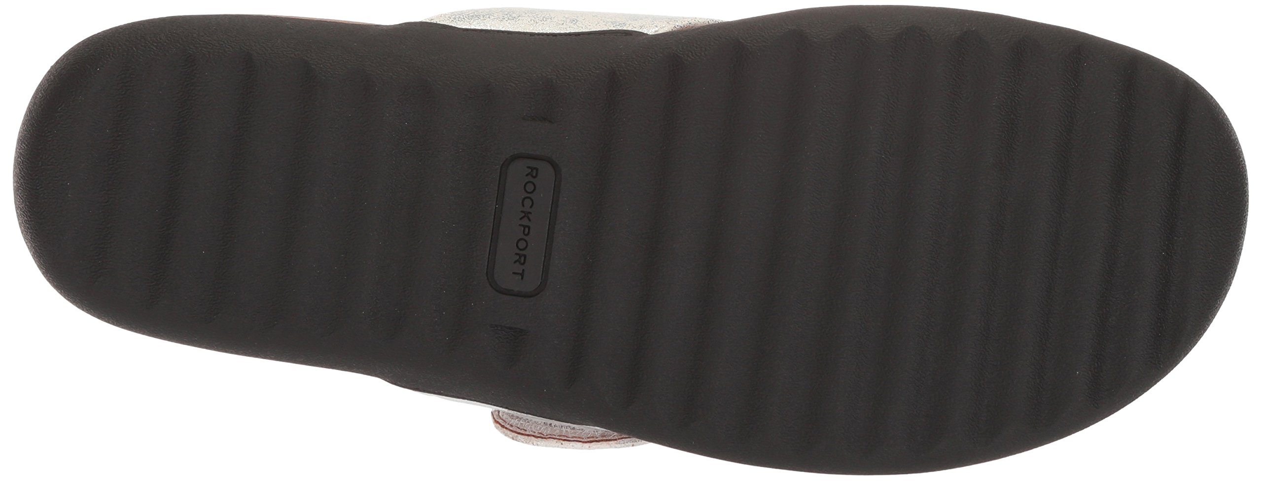 Rockport Women's Ridge Button Thong Sandal, Silver, 10 M US - Image 4