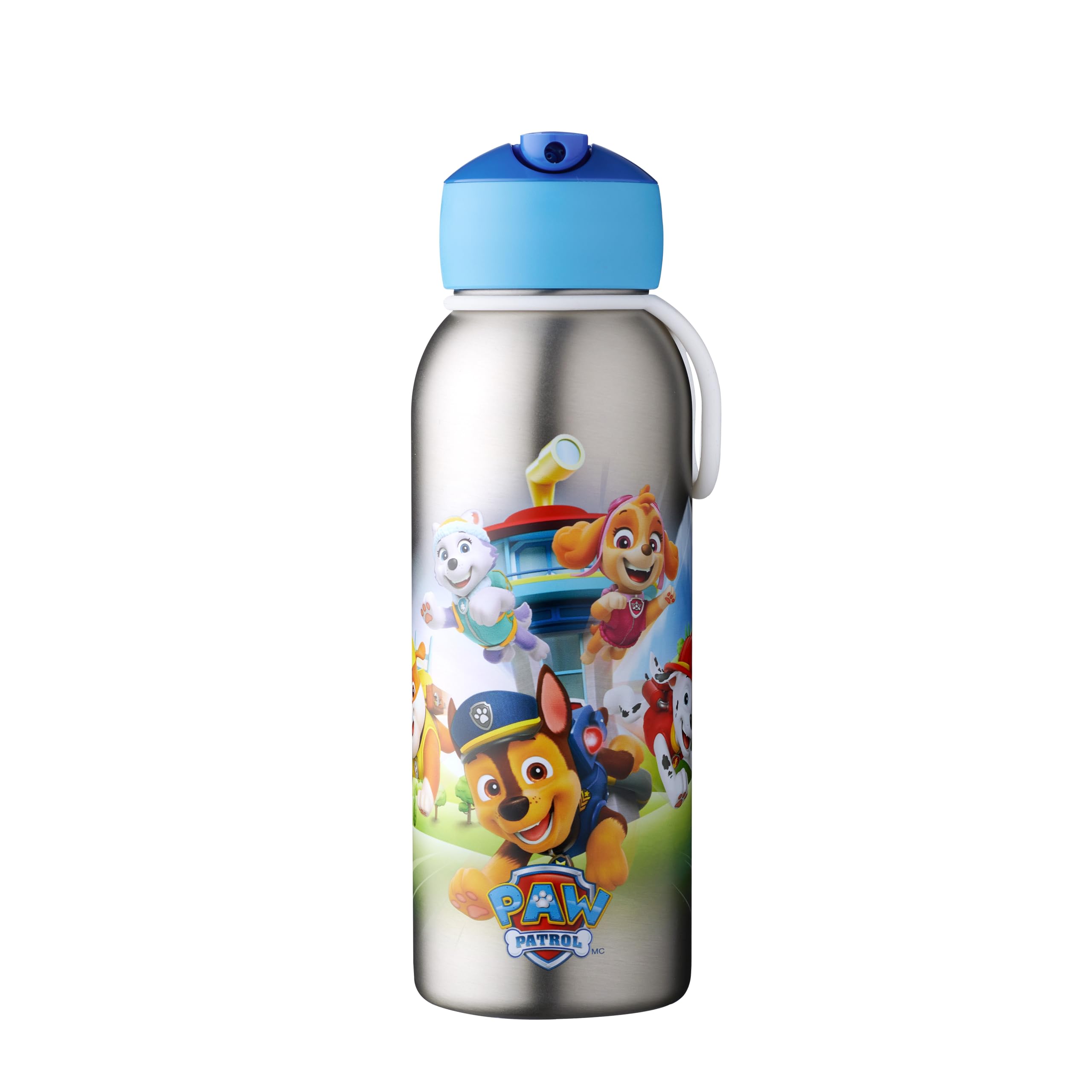 Mepal - Insulated Bottle Flip-up Campus - Insulated Drinking Bottles For Children - Stainless Steel Drinking Bottle - 4 Hours Hot & 12 Hours Cold - BPA-free - 350 ml - Paw Patrol Pups