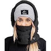 Senllen Balaclava Cold Weather Fleece Windproof Ski Mask Winter Breathable Thermal Face Mask Neck Warmer Scarf Helmet Hood
