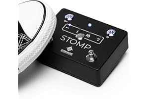 CODA MUSIC TECHNOLOGIES STOMP Bluetooth Page Turner for Ipad & Tablets, Hands-Free Wireless Page Turner, Bluetooth Page Turner Pedal Compatible with IOS, Kindle Fire, iPhone, iPad, Mac and Android (Black)