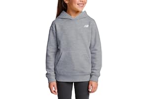 New Balance Active Girls Sweatshirt - Breathable Athletic Fleece Pullover Hoodies for Girls with Pockets (Sizes: 7-16)