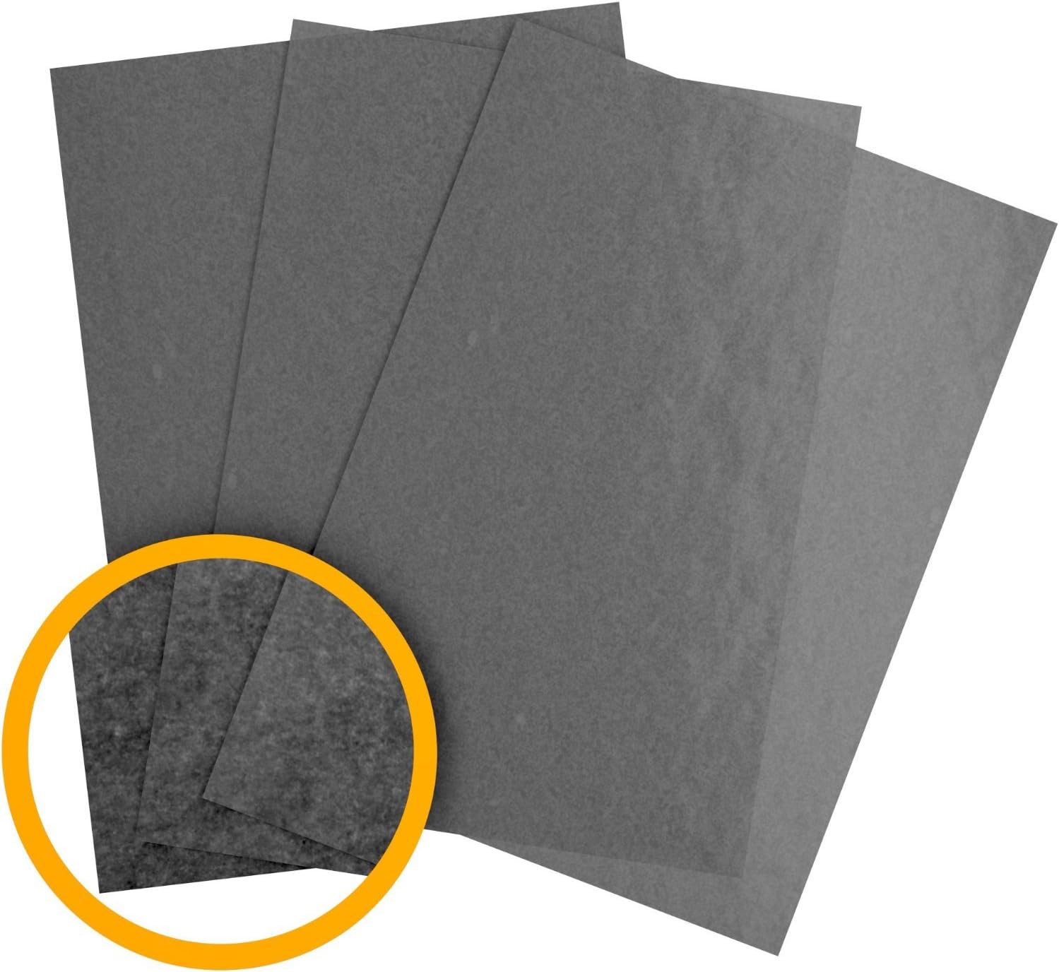 Graphite Transfer Paper - 18" x 24" - 10 Sheets - Waxed Carbon Paper for Tracing - MyArtscape (Black) - Image 4