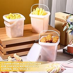 Mifoci 24 Pack 33.8 Oz/ 1L Square Deli Containers