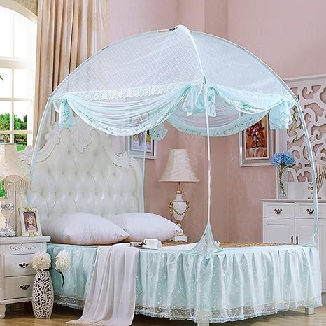 Buy Twin Xl Blue Cdybox Princess Mosquito Net Bed Tent Canopy