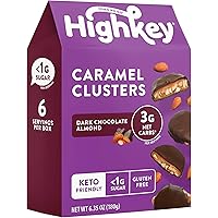 HighKey Keto Snacks - Low Sugar, Low Carb Candy - Gluten Free Healthy Desserts - Paleo & Diabetic Candy Turtle…