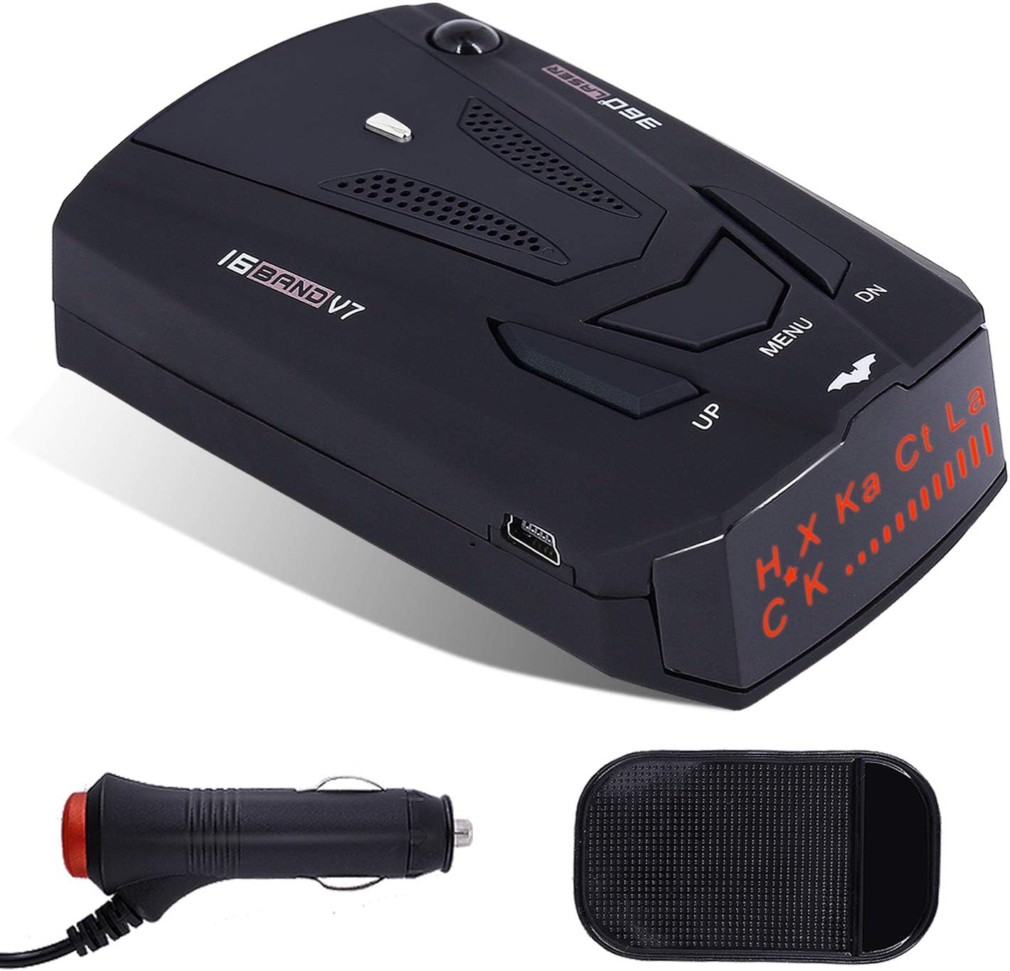 Alarm Speed Car & Alert Voice Detector, Radar System Mode City/Highway