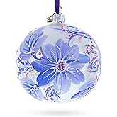 Gerbera Flowers Glass Ball Ornament