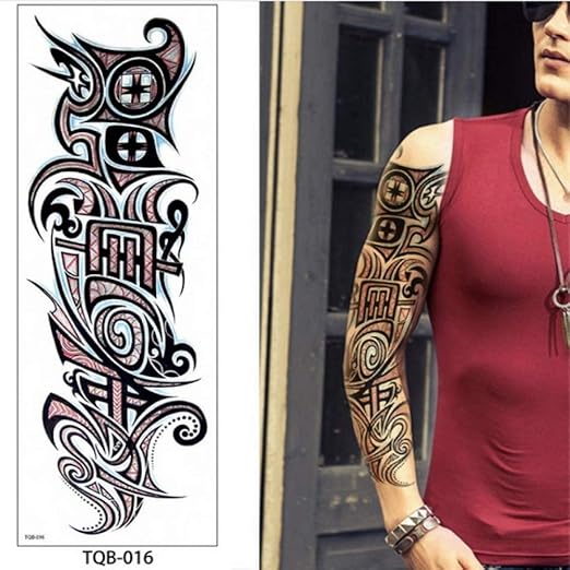 Modeganqing 3 Piezas De Tatuaje Para Hombre Brazo Robot Tatuaje