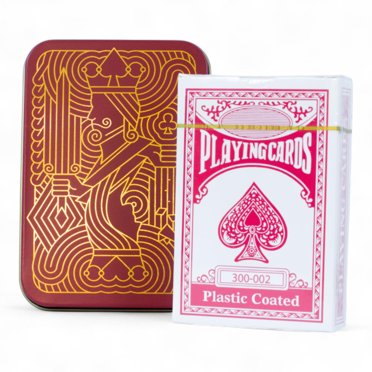 TINIT Playing Card Tin (Red)