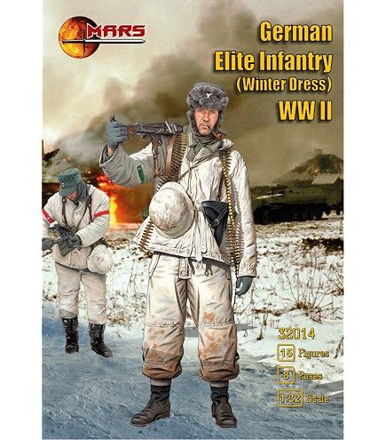 Kit Figure Mars Models 72110 – Luftwaffe Field Division 1/72, Plastica Non Dipinto