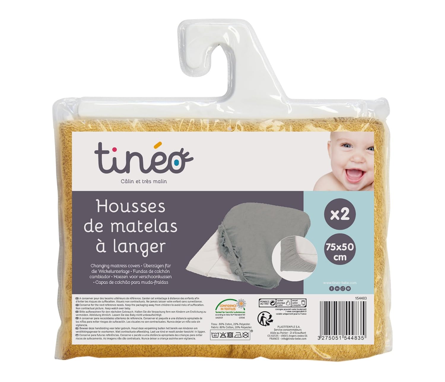 Tineo Housse De Matelas A Langer Ocre Matelas A Langer Et Housses Le Change