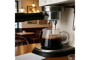 Glass Creamer, Small Milk Coffee Cup with Spout, Milk Cup for Coffee Bar and Tea, Mini Cream Server, Clear Container