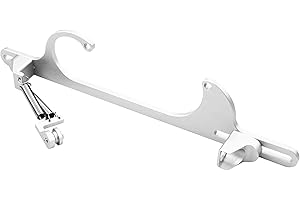 TASAN RACING Throttle Cable Bracket 4150 4160 Series Adjustable Aluminum Carburetor Bracket Silver